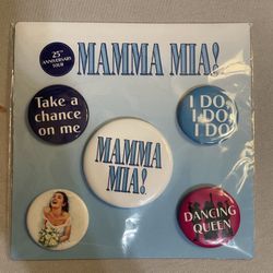 NEW Mamma Mia 25th Anniversary Tour Pins