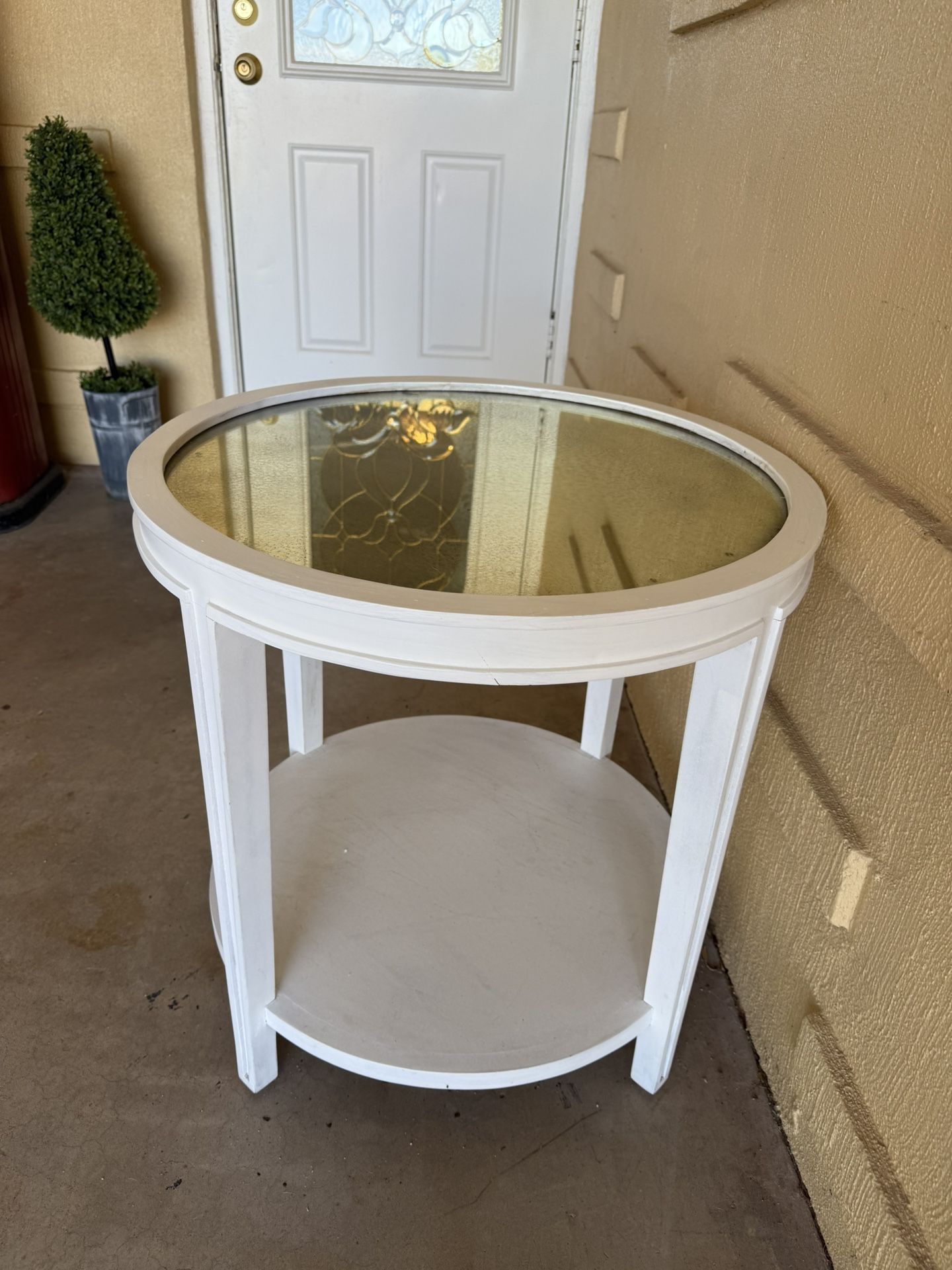 White Side Table (Greenway Road And Cave Creek Road)