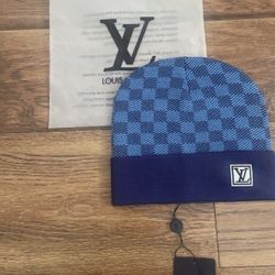 Blue Designer Summer Beanie