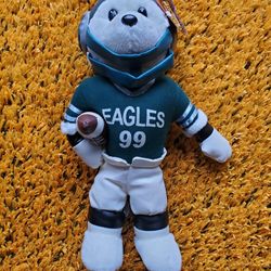 Vintage Philadelphia Eagles Teddy Bear Stuffed Animal