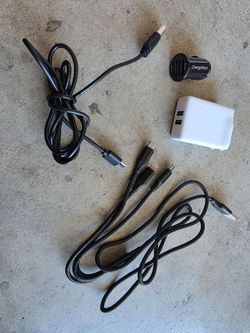 Home car charger usb c micro lightening iPhone android Samsung