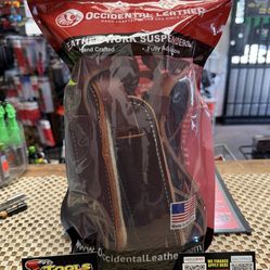 OCCIDENTAL LEATHER Leather Work Suspenders