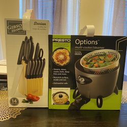 Multi Cooker/steamer  & 14 Piece Cutlery  