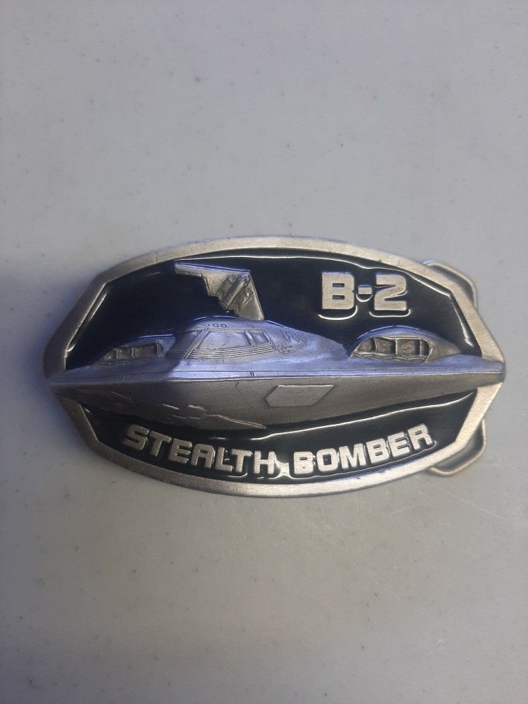 B-2 Stealth Bomber Belt Buckle
