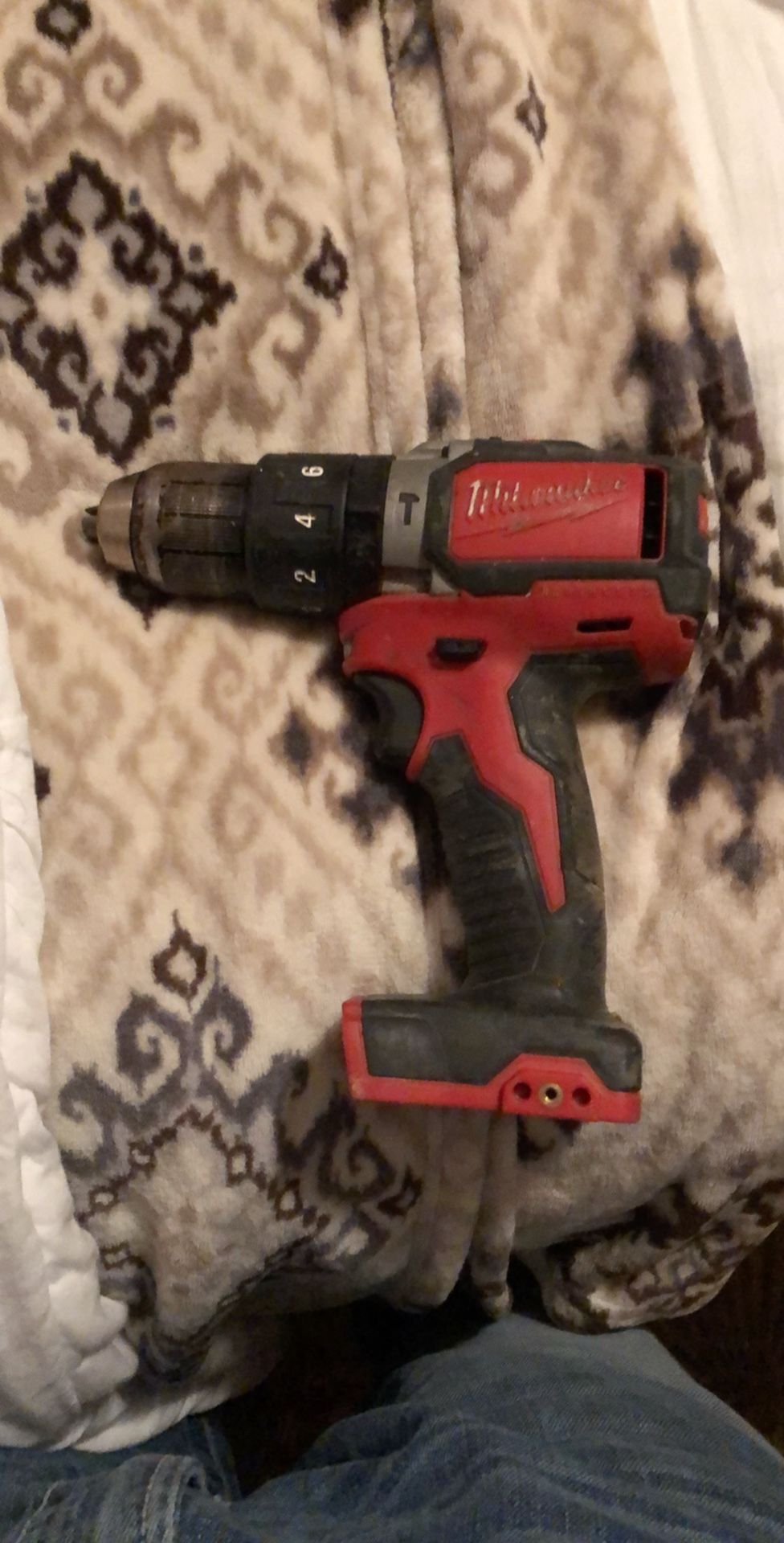 Milwaukee drill with m18 battery