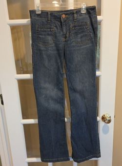 CAbi Women's Dark Blue Flare Jeans Size: 6