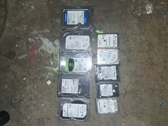 10 hard drives 320gb to 3tb