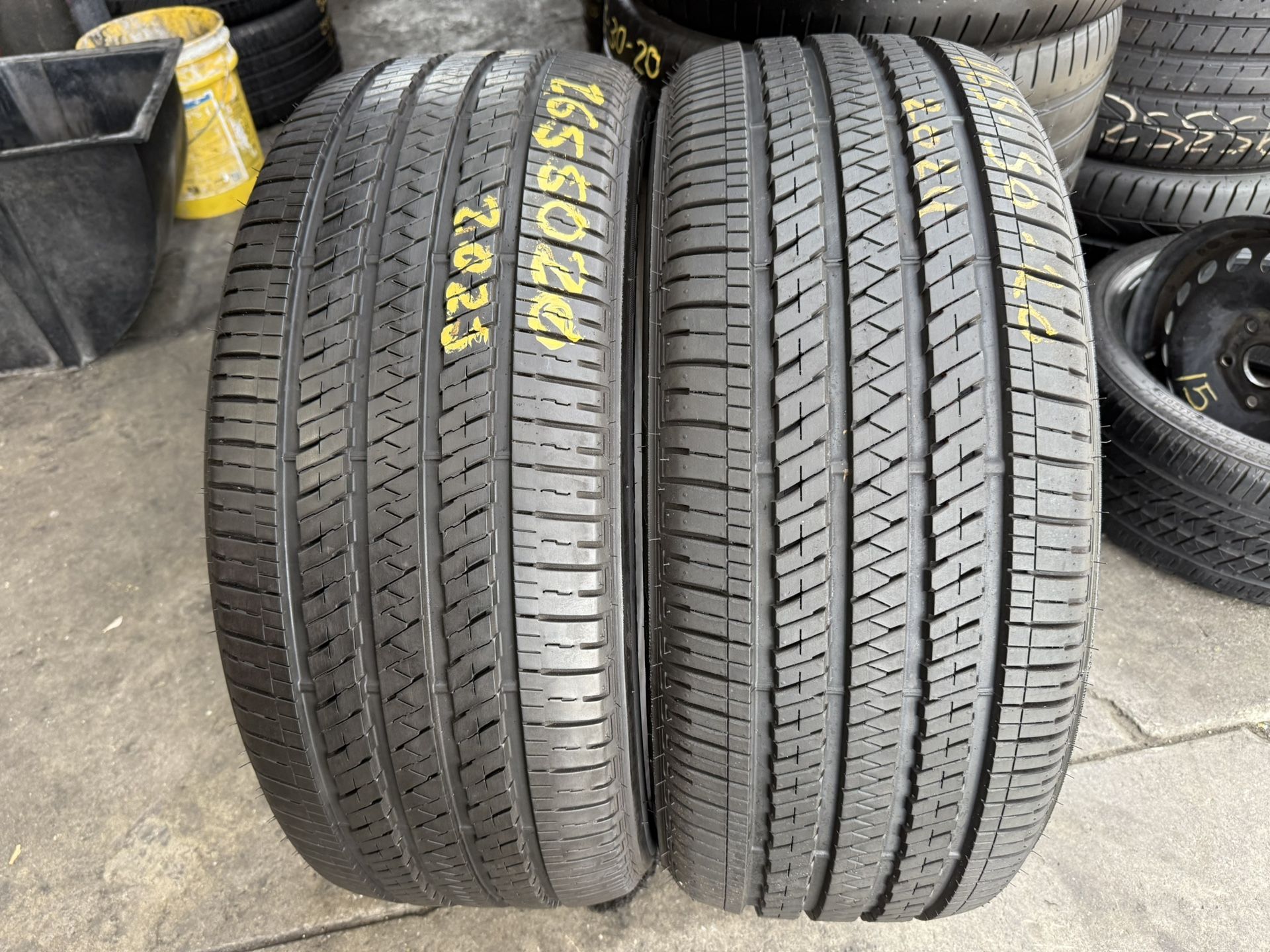 20” tires bridgestone 265/50/20 semi new with free installation $200