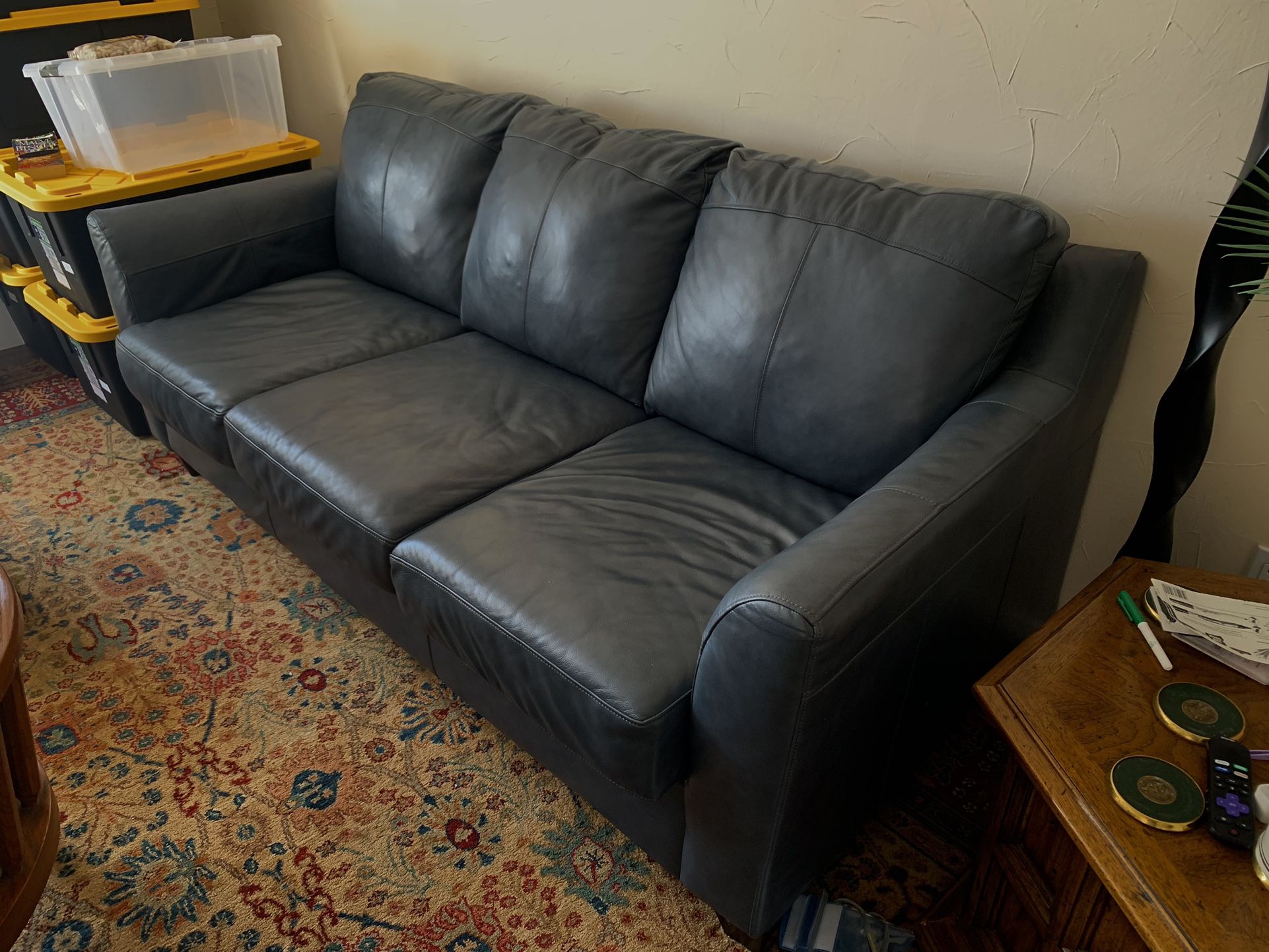 Steel Blue Couch