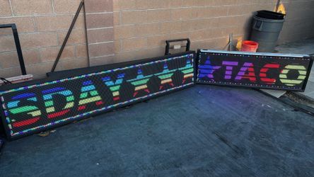 ♠︎ BIG  LED SIGNS  ♠︎Indoor/Outdoor Restaurant Food Vendor