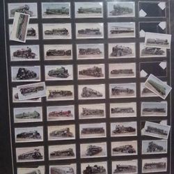 1936 Train Collector Cigarette Stamps 