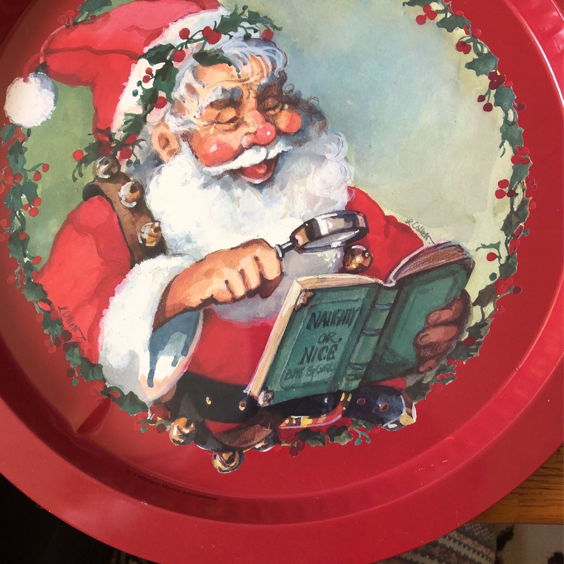 Vintage Christmas Trays