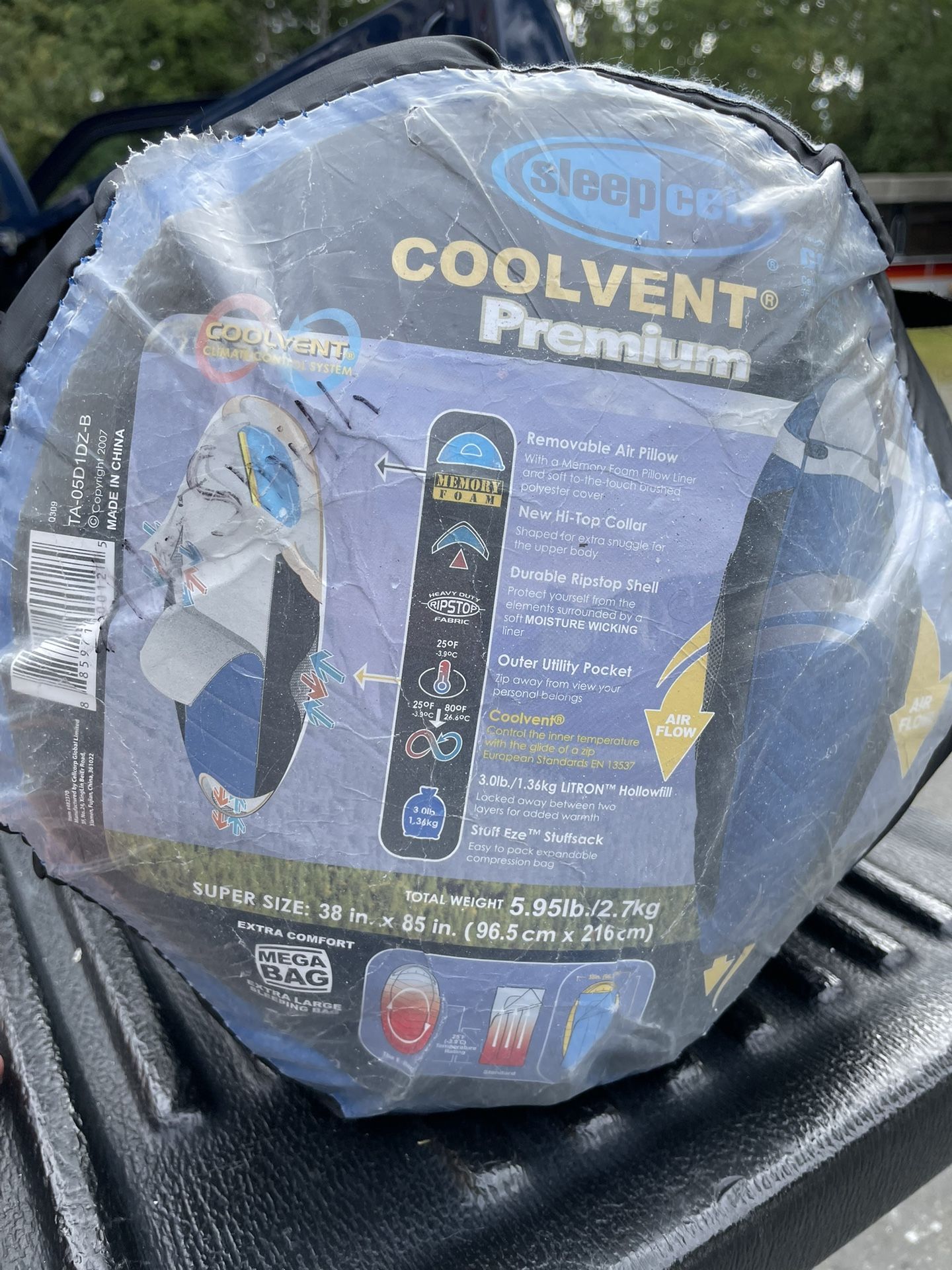 Outdoor Cool vent Premium Sleeping Bag