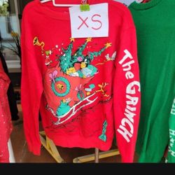 Adult XS Grinch Christmas Ugly Sweater