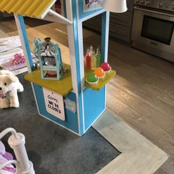 American Girl Doll Snow Cone Stand