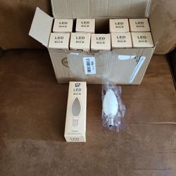 (12) PACK CRL LED BULB ANTIQUE STYLE 6W.