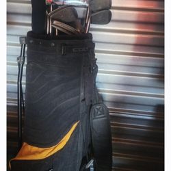 GOLF CLUBS - BAG - GOLF BALLS