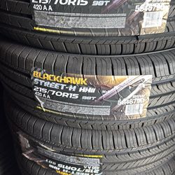 215/70/15 Blackhawk tires 🛞