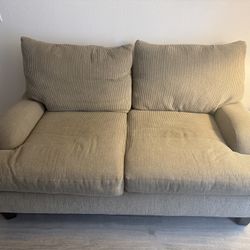 Sofa With Side Table And Lamp