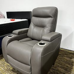 electric recliner real leather!!!!