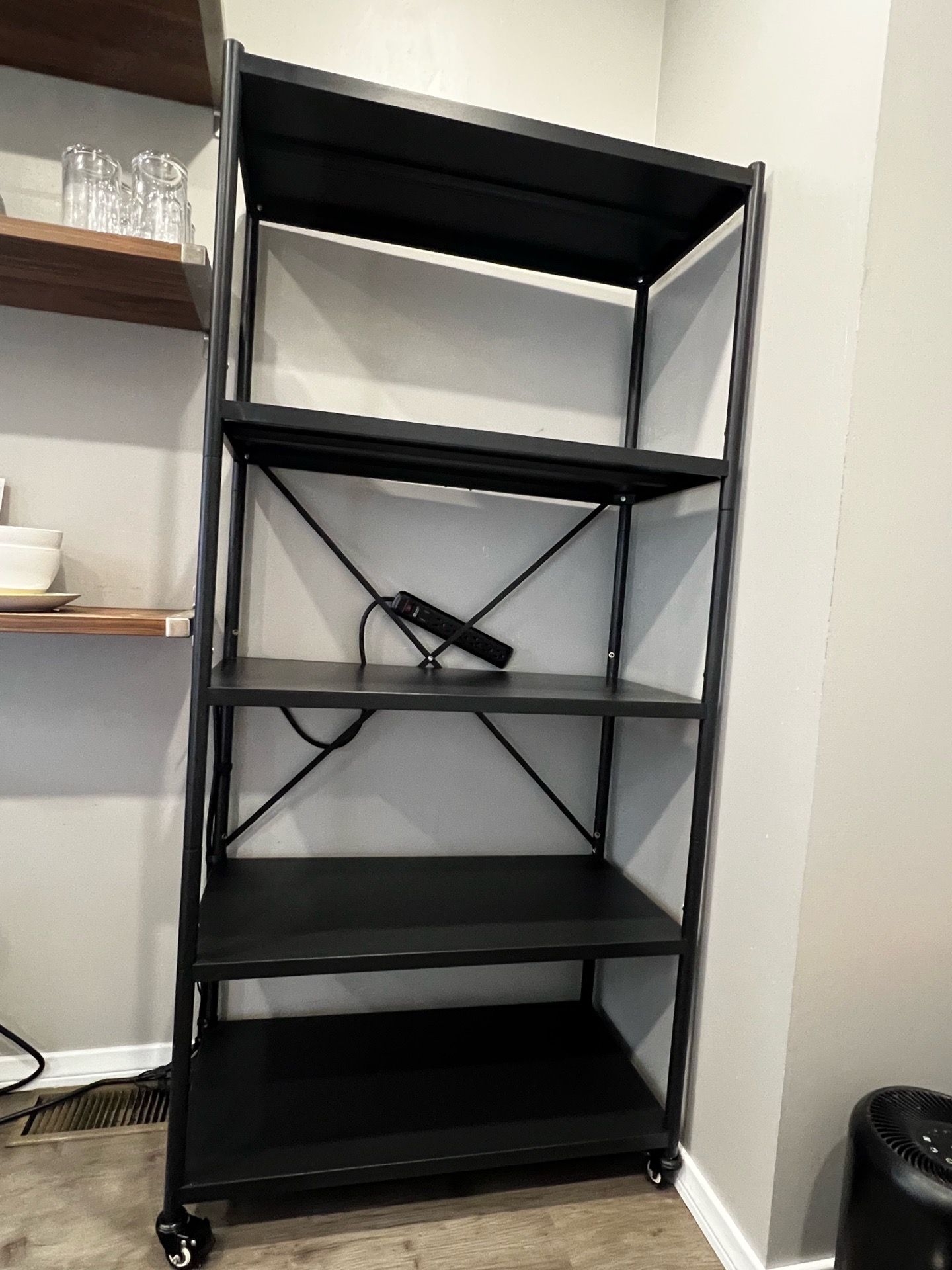 Shelving Unit with wheels