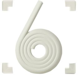 
Keep your little one safe with these Corner Guards by Grelex. The milky white color adds a touch of elegance to any room, while the 4 corner and 6.5f