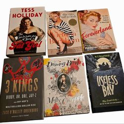 Pop Culture & Empowerment Book Bundle | Tess Holliday, Victoria Beckham, 3 Kings, Foreverland, Drawing Blood