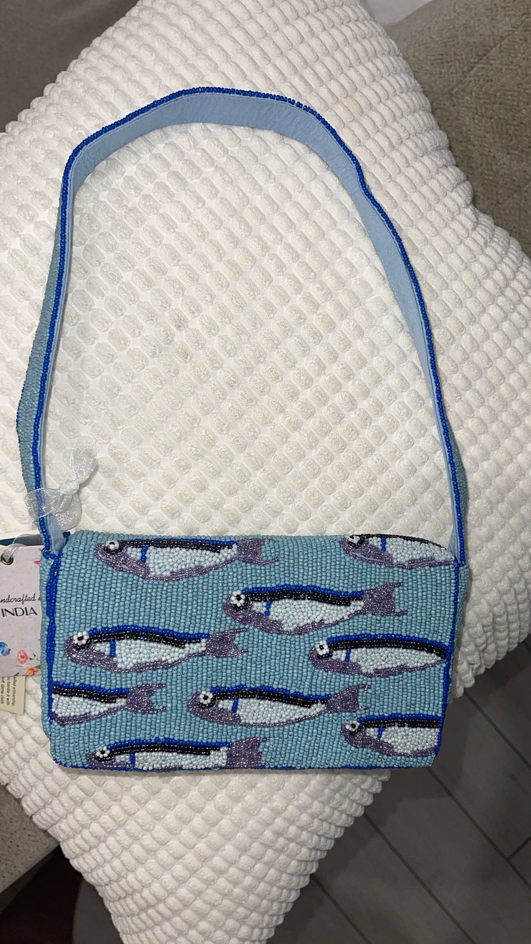 Beaded Bag (Sardine)