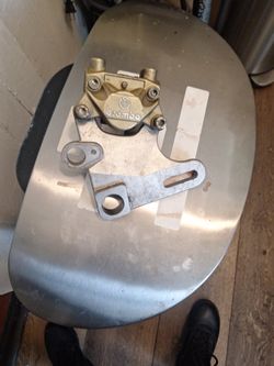 1(contact info removed) Ducati Supersport 800 BREMBO Rear Brake Caliper Mount Bracket