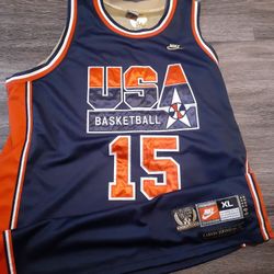 USA Magic Johnson Jersey Red,white,navy Blue And Gold Size XL 