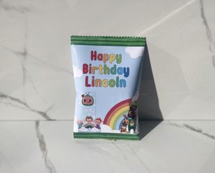 Cocomelon Themed Chip Bags