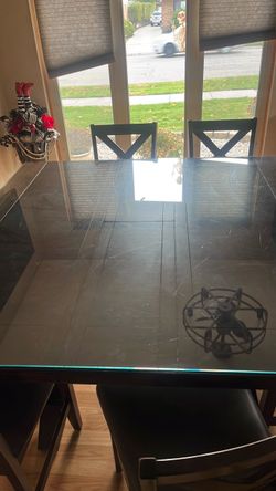 Glass to for table 60x60