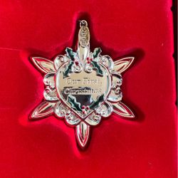 Our First Christmas Sterling Silver Ornament