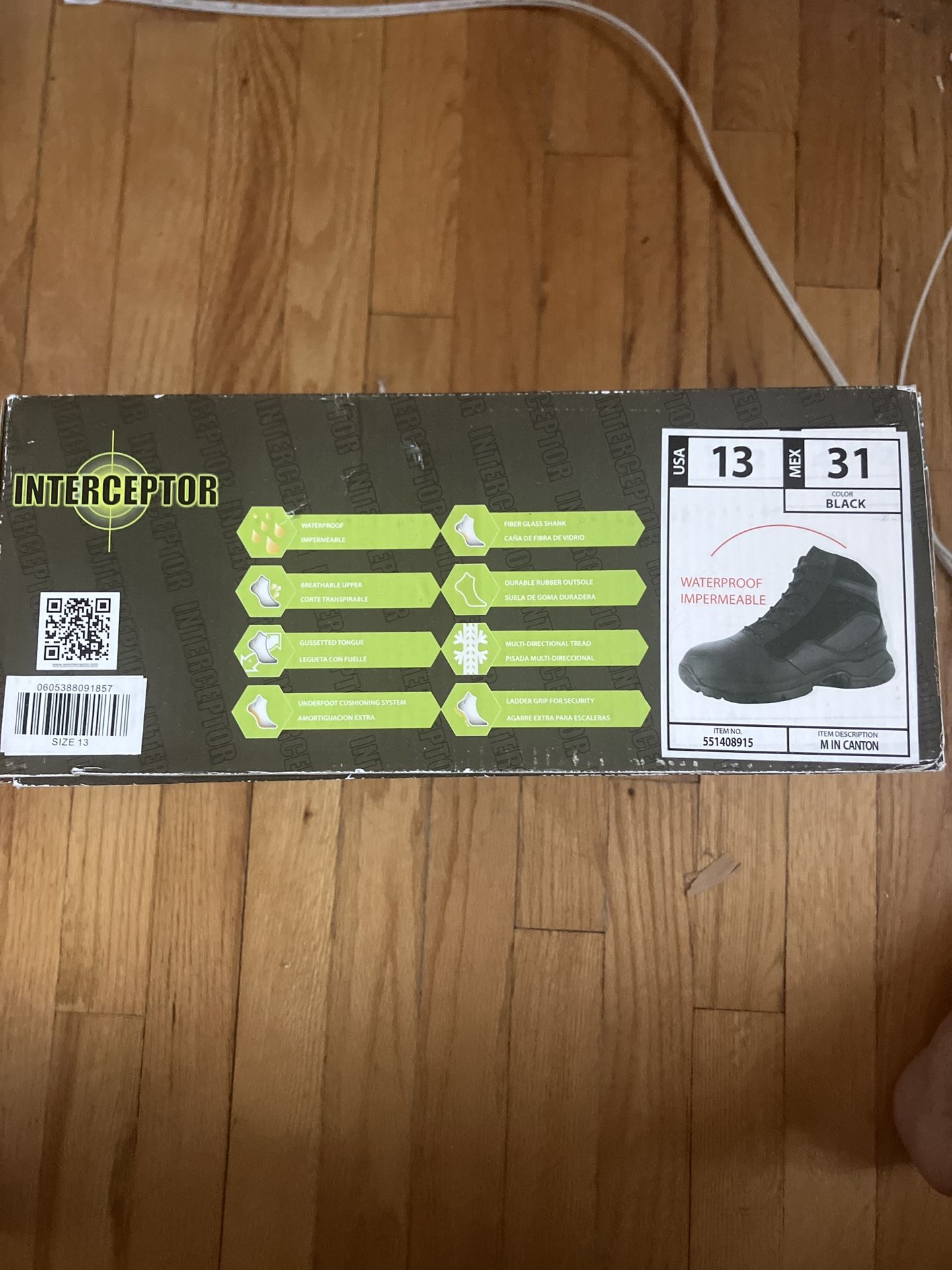 Size 13 Boots Interceptor Waterproof