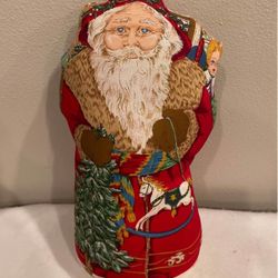 display santa father christmas couch pillow xmas decor