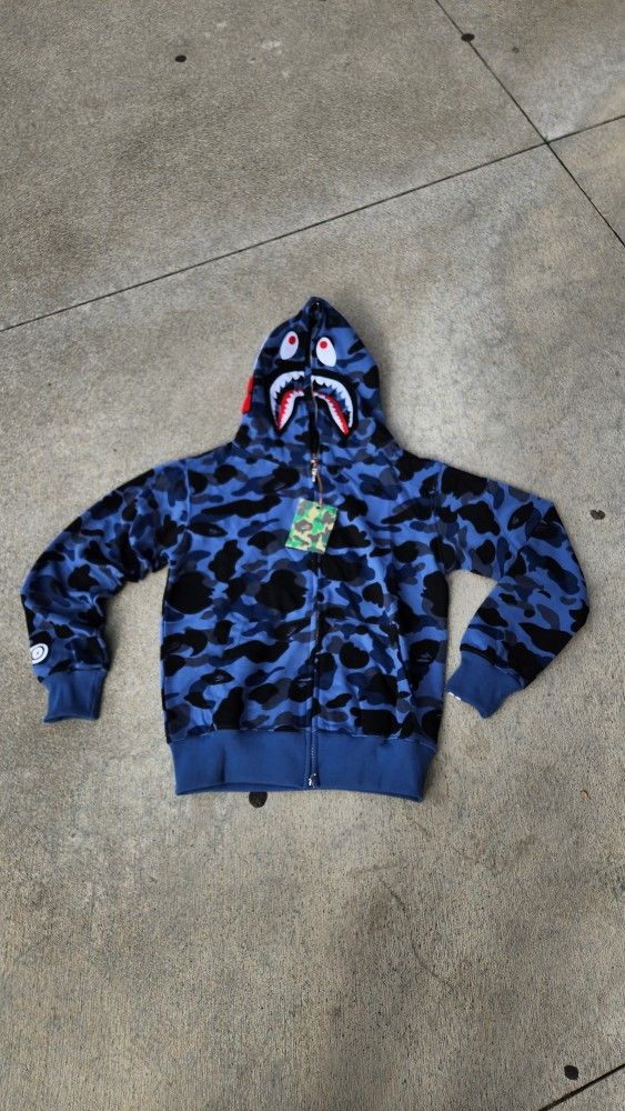 Blue Bape Hoodie