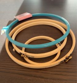 Assorted Embroidery Hoops – Up to 10 Inches