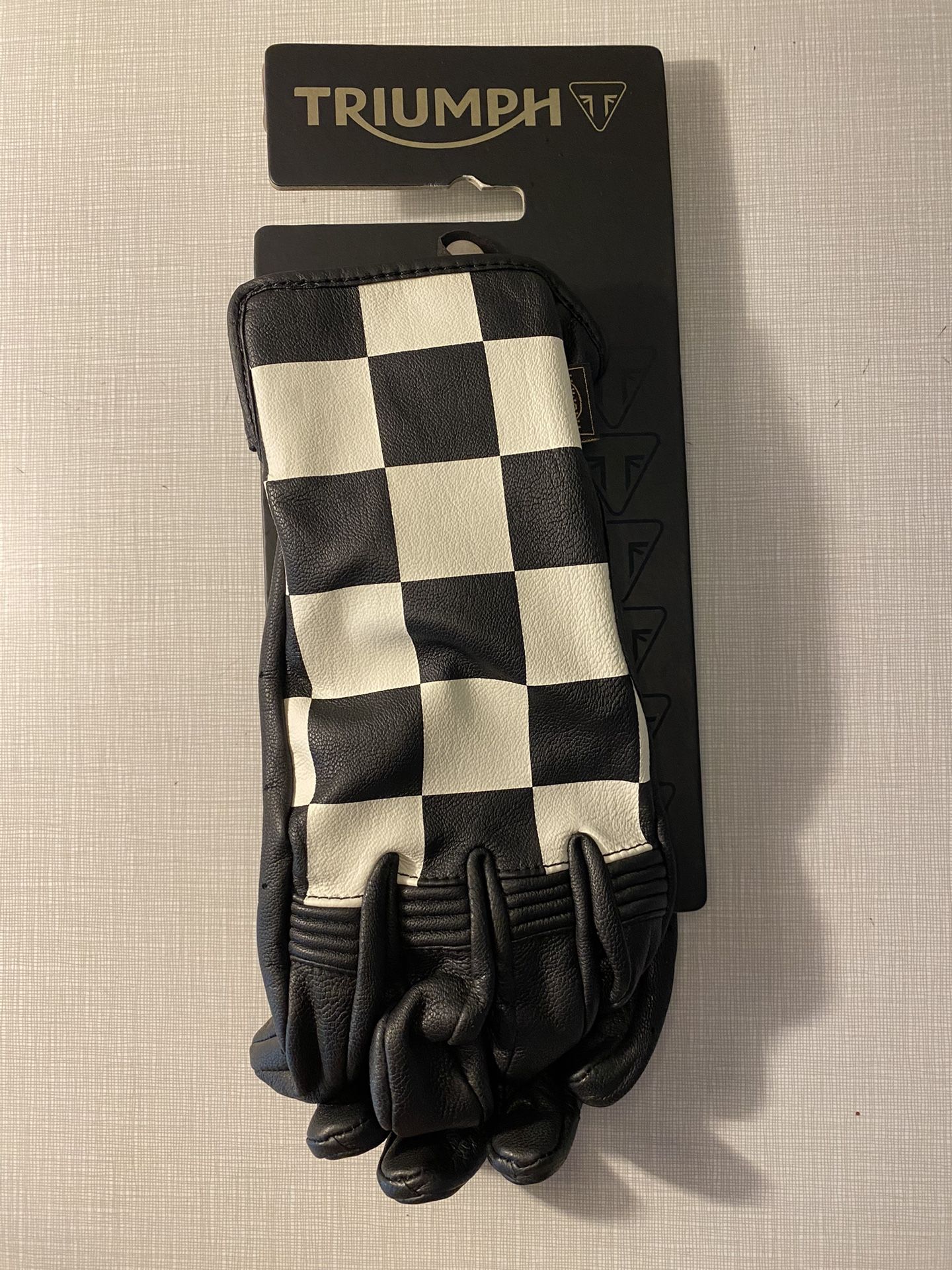 Triumph Motorcycle Gloves, size Medium