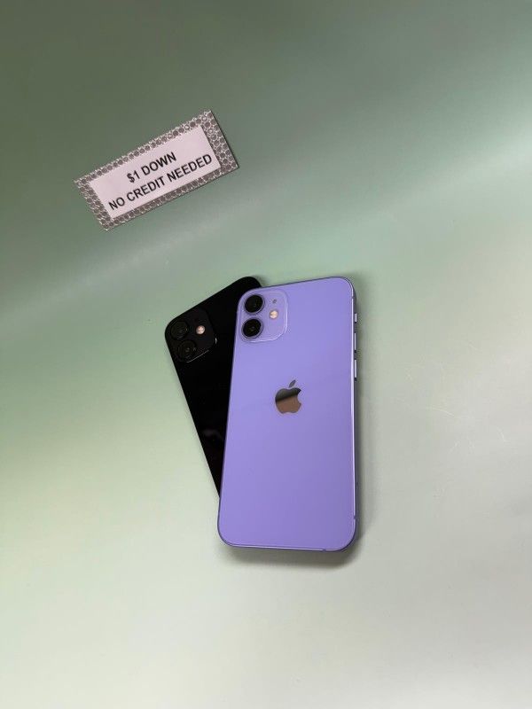 Apple IPhone 12 Mini 5G Unlocked - Only $1 Today Pay The Rest Later!