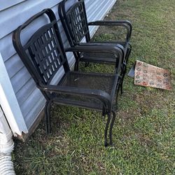 Outdoor patio Metal Chairs