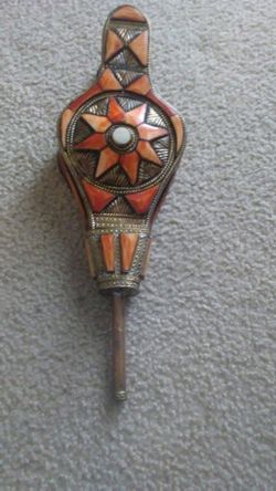 Moroccan barbecue blower decor