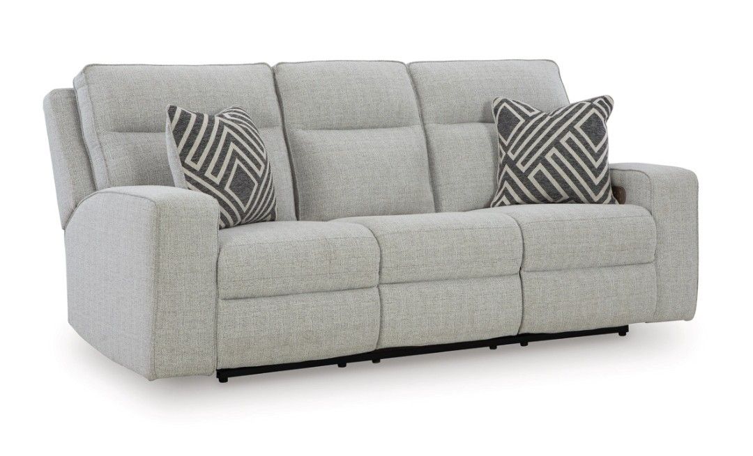 Jasperson Next-Gen Nuvella™ Performance Fabric Dual Power Reclining Sofa