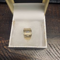 Gold 14K Ring And Chain W/ Pendant