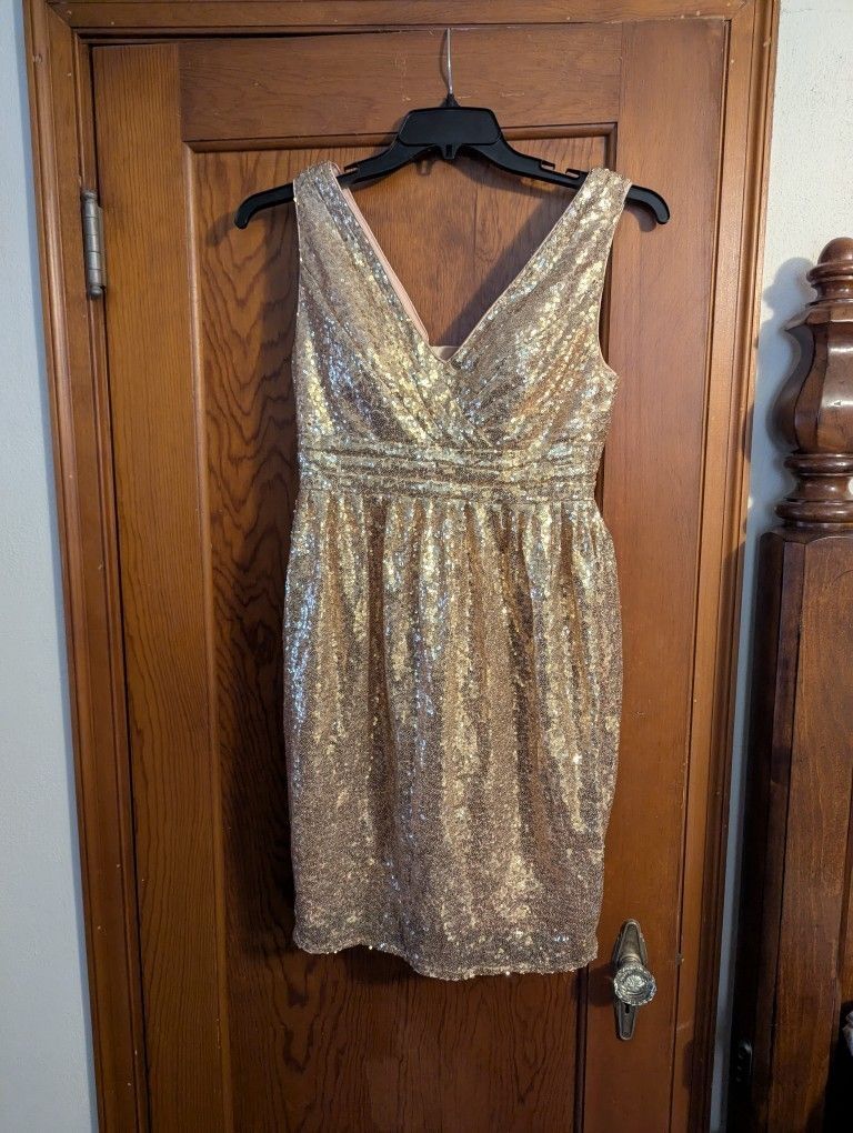 Gold Formal Dress
