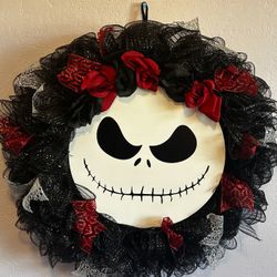 Nightmare Before Christmas Wreath 