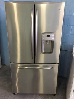 Counter depth Stainless French Door Refrigerator