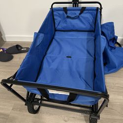 Folding Wagon Cart – Beach / Camping / Grocery