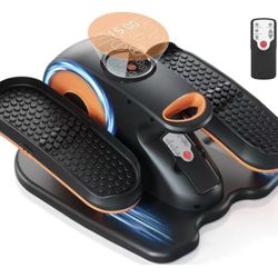  Under Desk Elliptical Machine, Ellipse Exerciser as Seen on TV for Seniors with Remote Control & 12 Adjustable Speeds, Elliptical Machine for Home