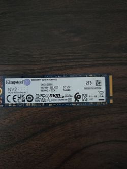 Kingston NV2 2TB M.2 2280 NVMe SSD.