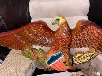 American Eagle Wall Plaque Sculpture